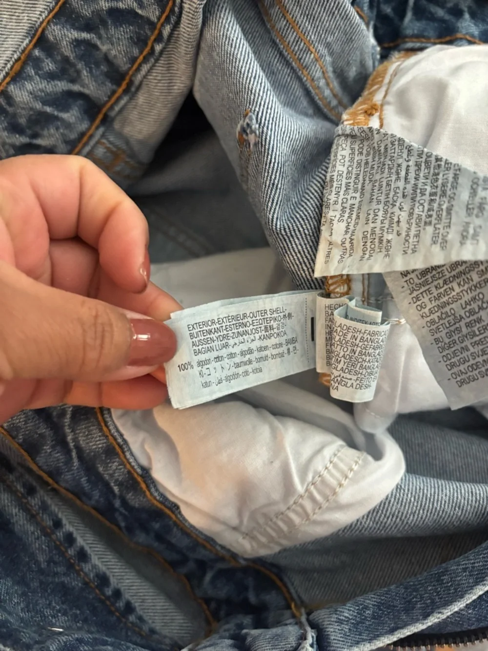 ZARA Light Wash Denim Jumpsuit - Picture 4 of 4